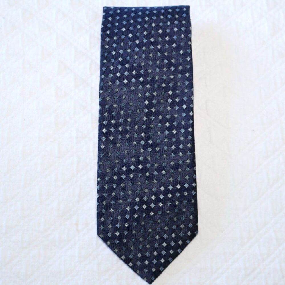 Brooks Brothers Silk Navy Pattern Tie